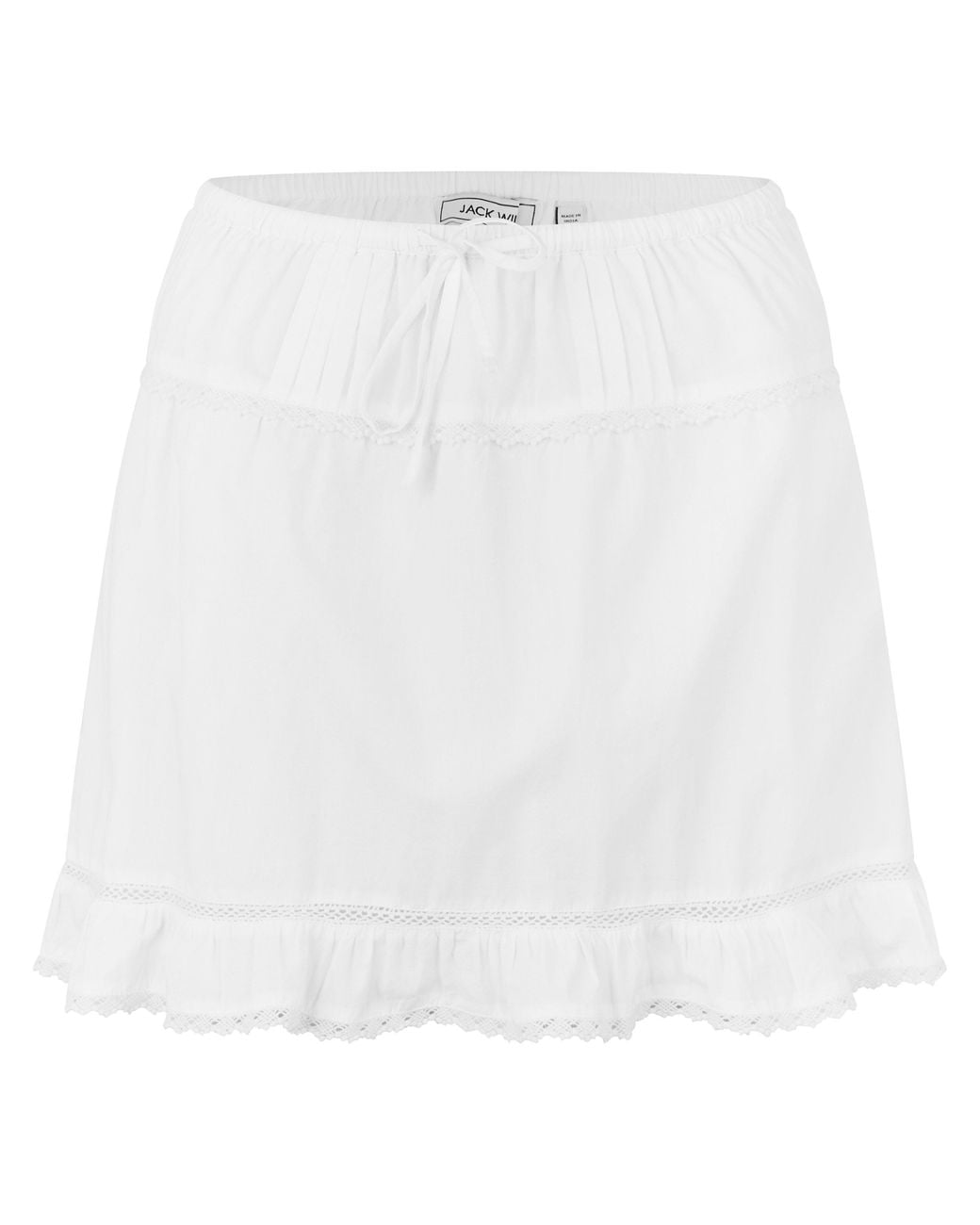 Jack Wills White Jw Tie Maxi Skirt