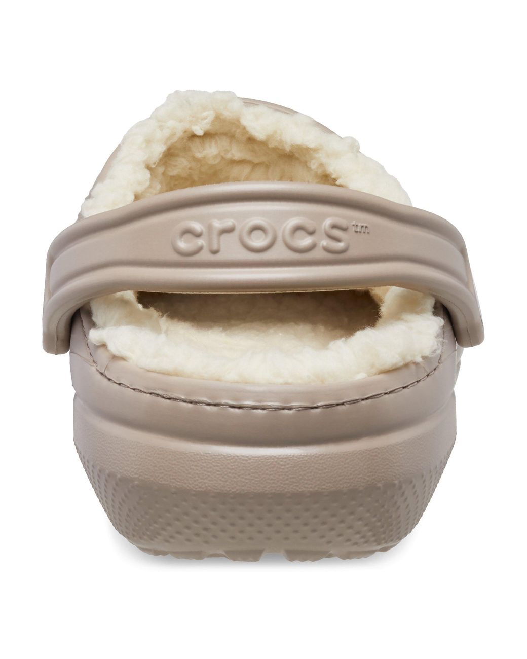 CROCSTM Natural Classic Lined Mule Slippers