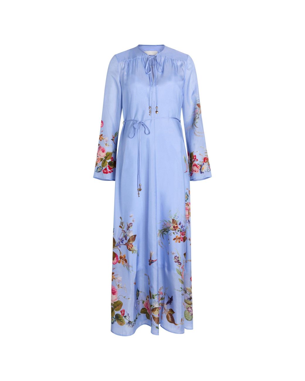 Zimmermann Blue Patience Maxi Dress