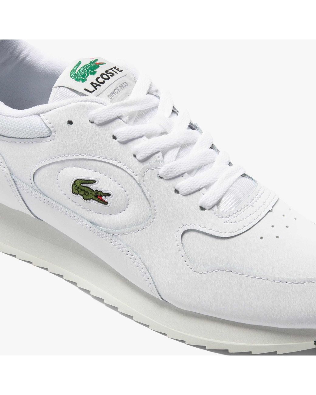 Lacoste White Line Track Trainers for men