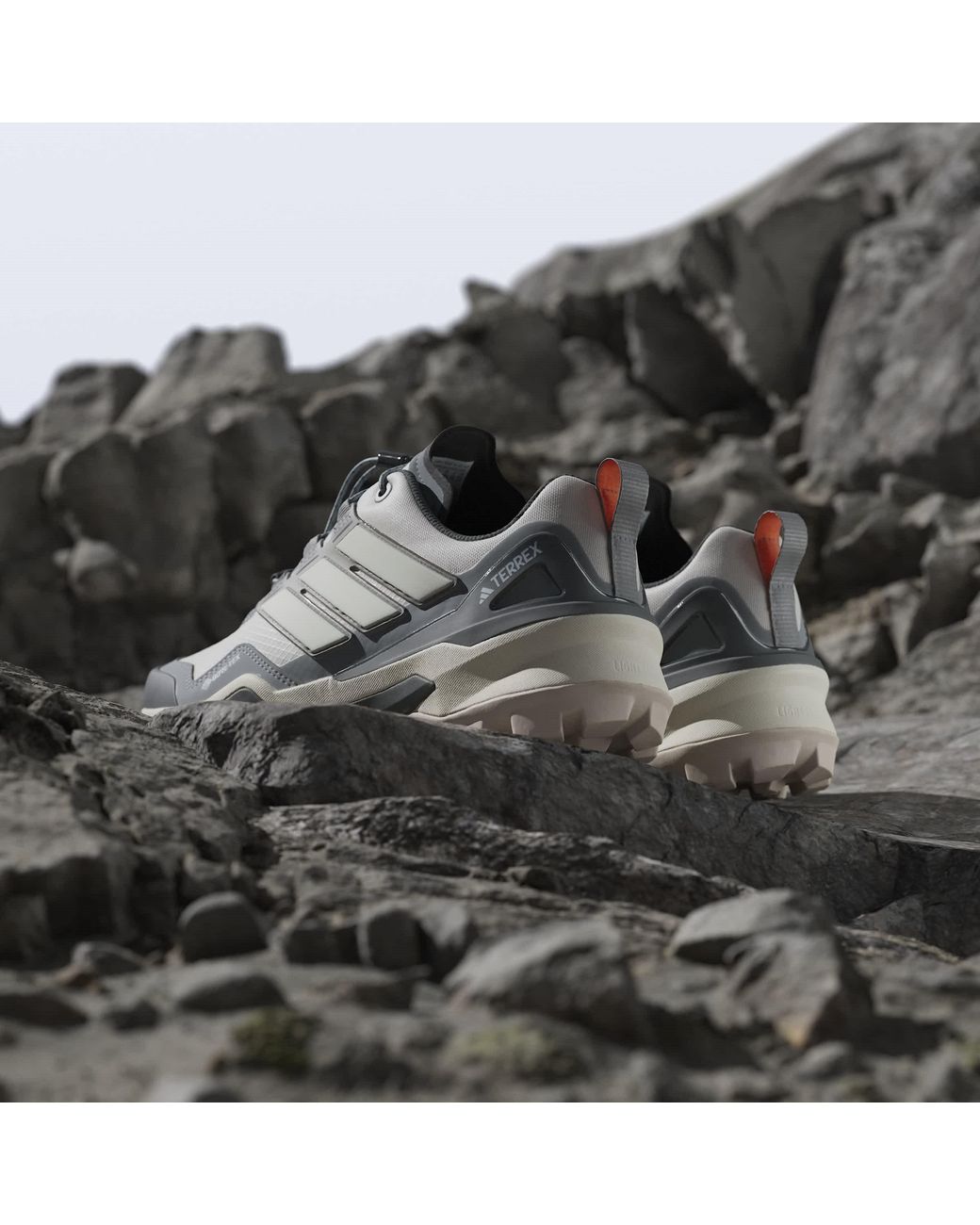 Adidas Gray Non-Waterproof Hiking Shoes