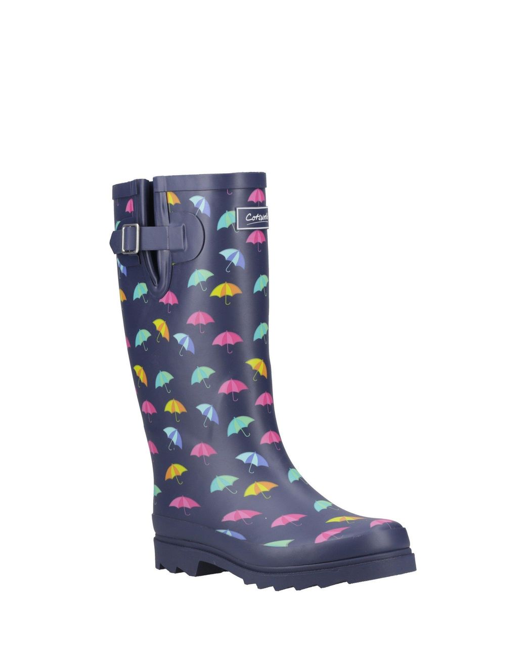 Cotswold Blue Cleeve Tall Wellingtons