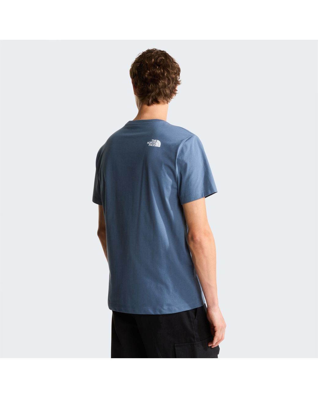 The North Face Blue Regular Fit Short Sleeve T-Shirt for men