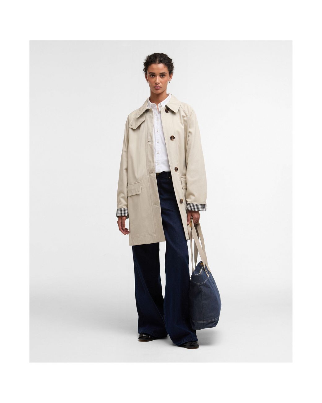Barbour Natural Gabby Car Coat