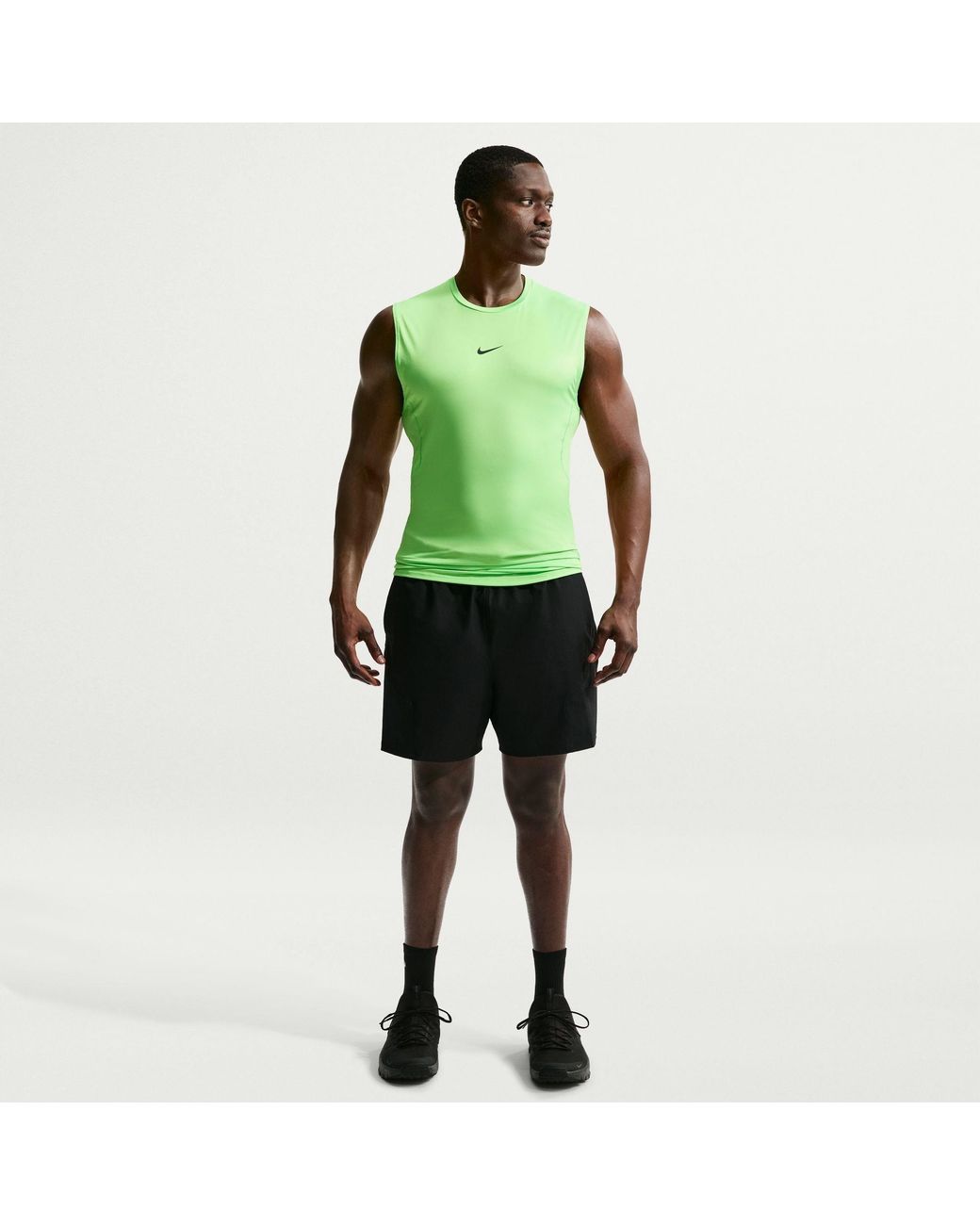 Nike Black Performance Gym Shorts for men