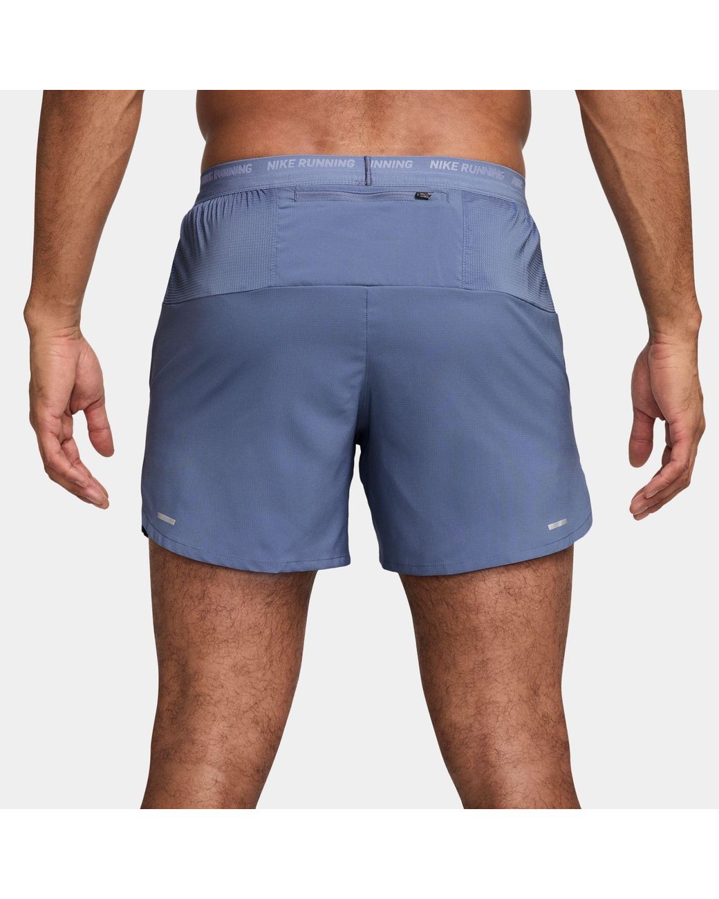 Nike Blue Dri Fit 5 Brief Lined Running Shorts for men