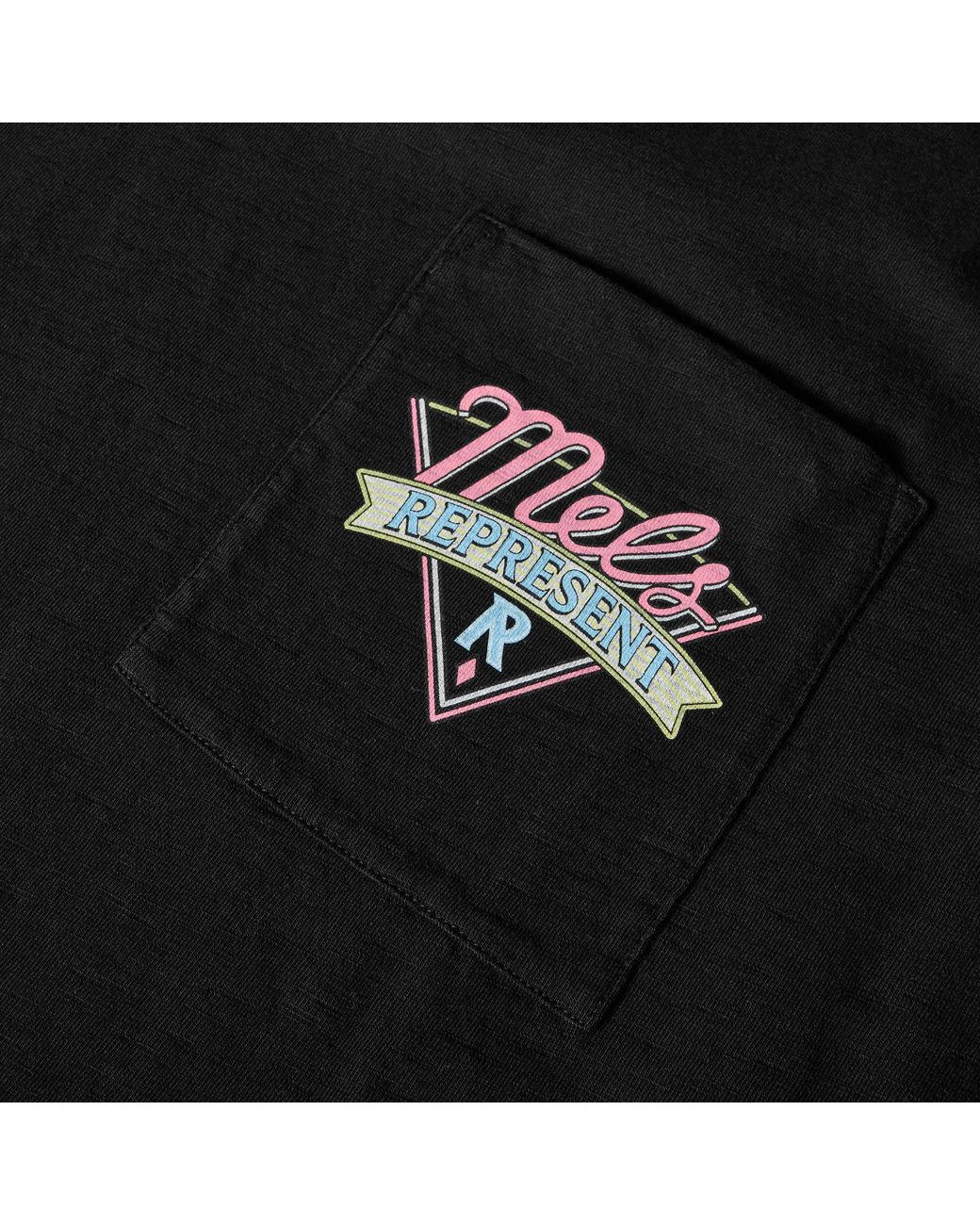 Represent Black Oversized T-Shirt for men