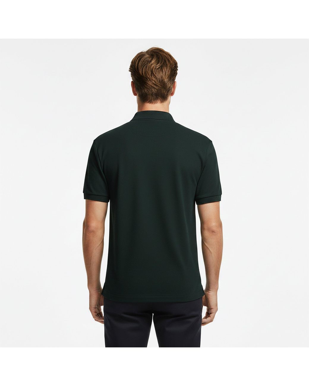Lacoste Black Classic Short Sleeve Polo Shirt for men