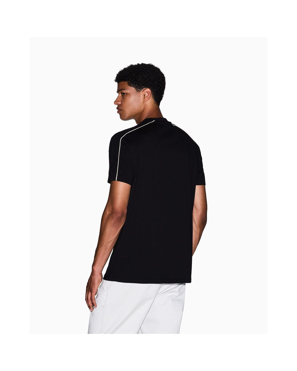 ARMANI EXCHANGE Black T-Shirt for men