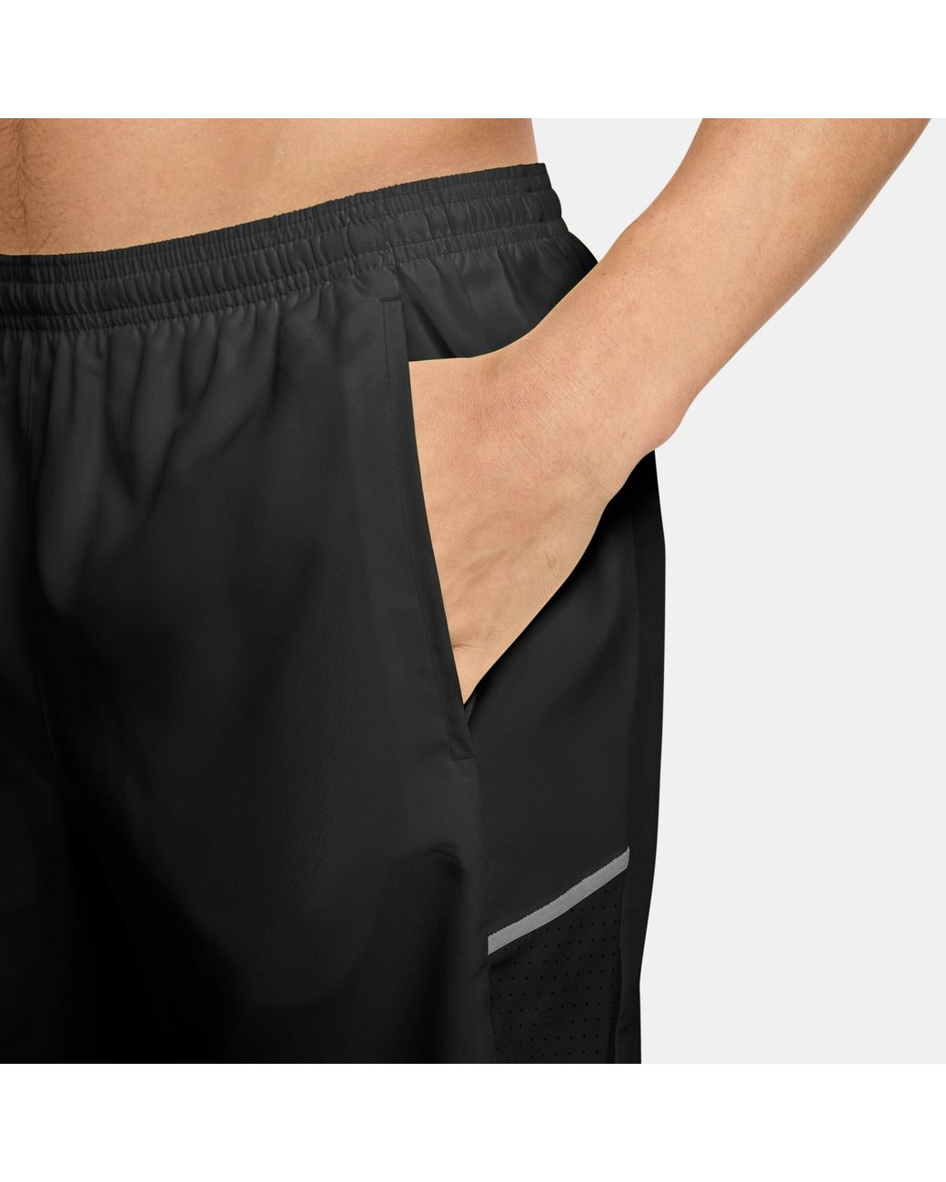 Nike Black Miler 7 Performance Running Shorts for men