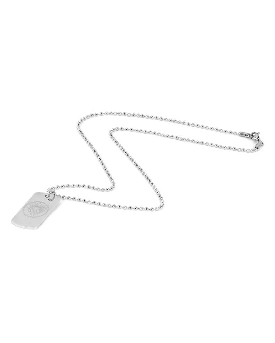 Team White Officially Licensed Stainless Steel Dog Tag And Ball Chain