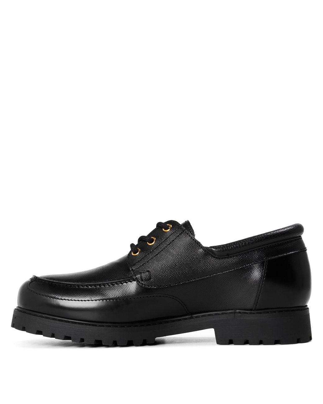 Casablanca Black Hideki Boat Shoes for men
