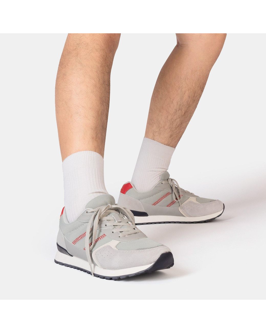 Donnay Gray Bob Trainers for men