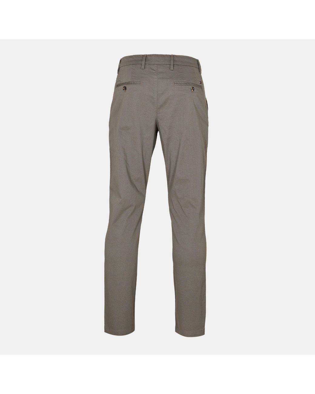 Tommy Hilfiger Gray Denton Printed Chinos for men