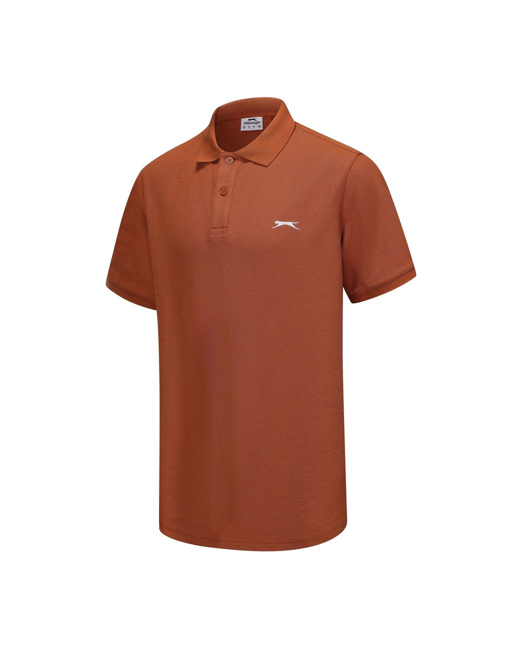 Slazenger 1881 Brown Plain Polo Shirt for men