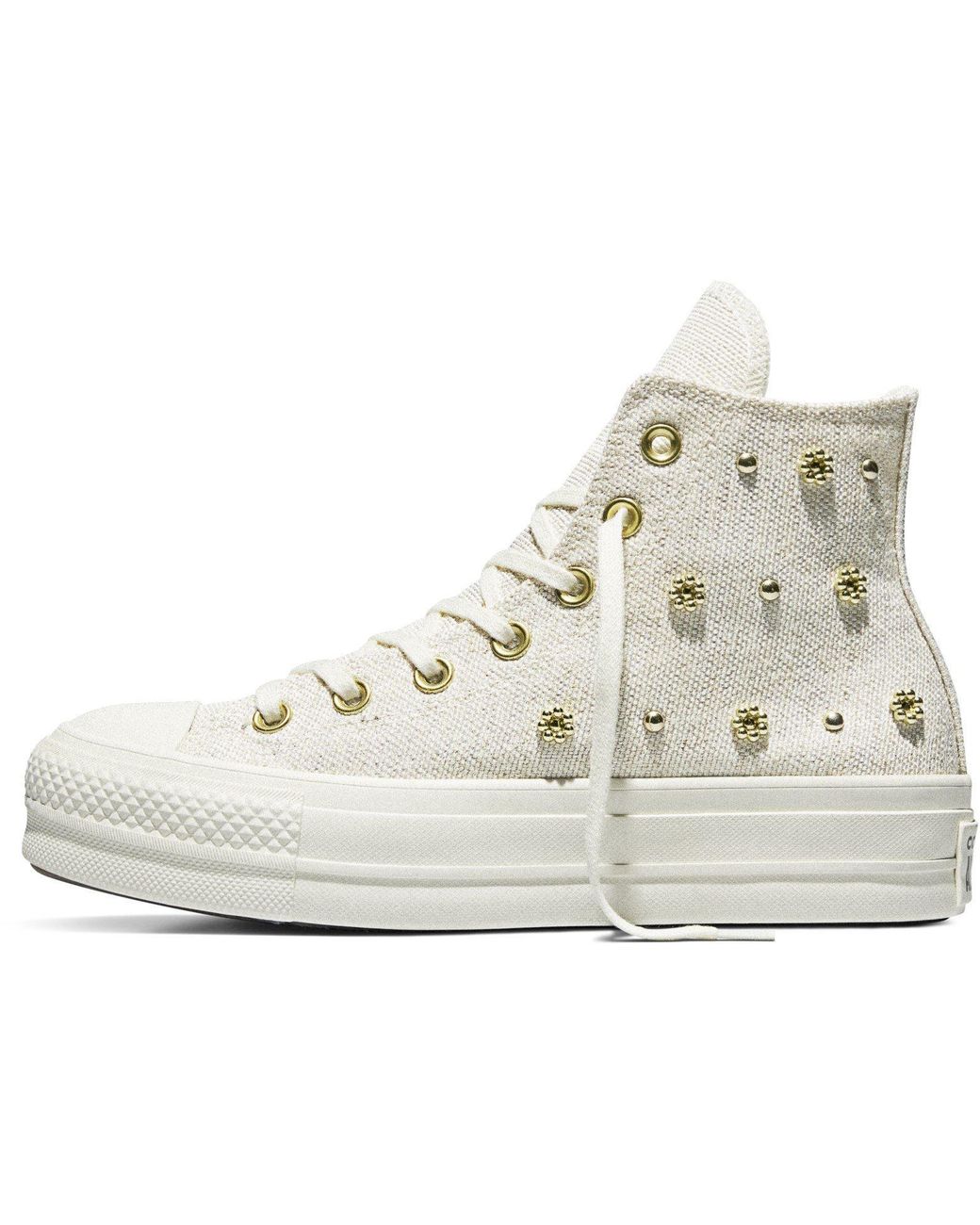 Converse White Canvas High-Top Trainers