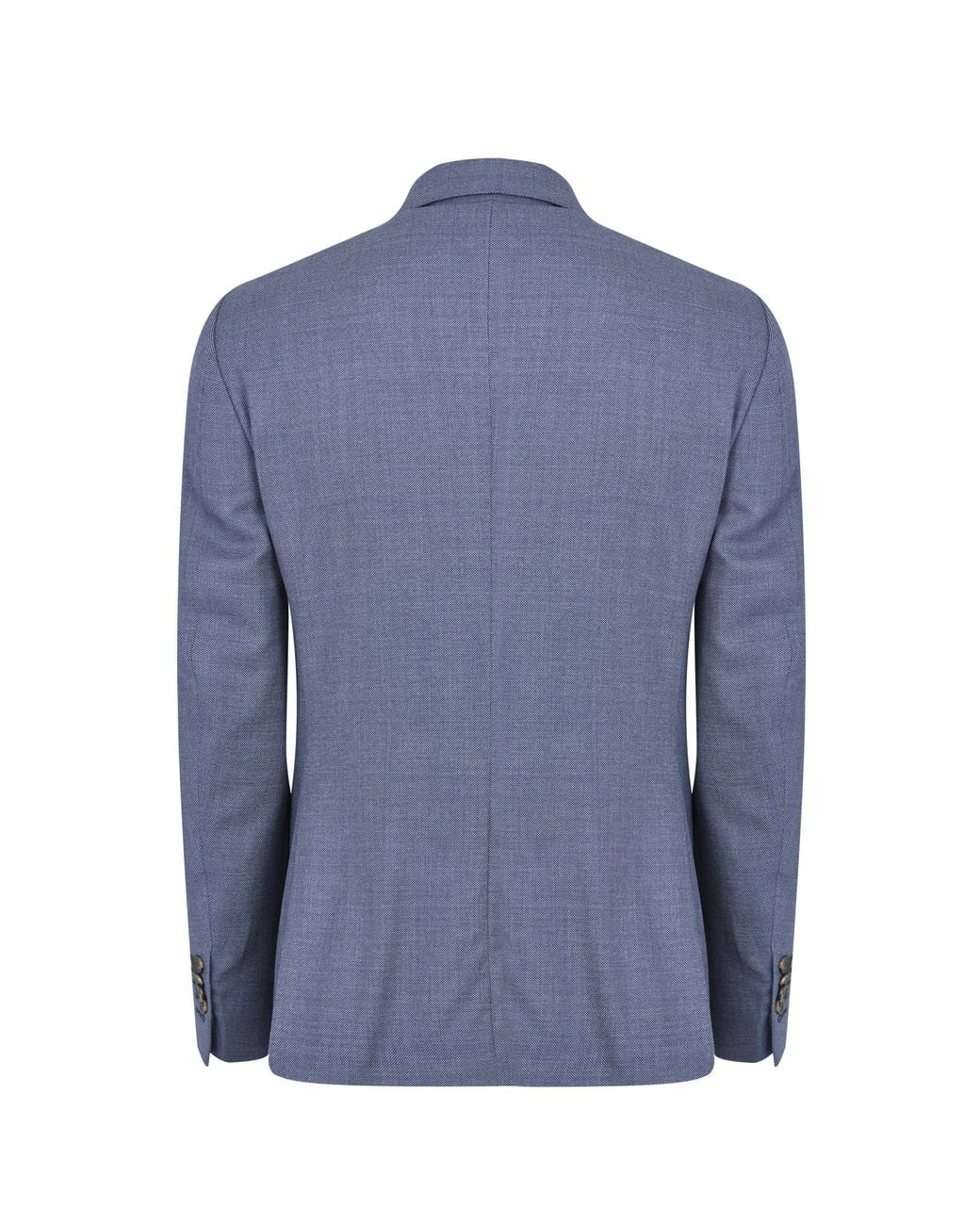 Richard James Blue Wilder Tailored Fit Birdseye Suit Jacket for men