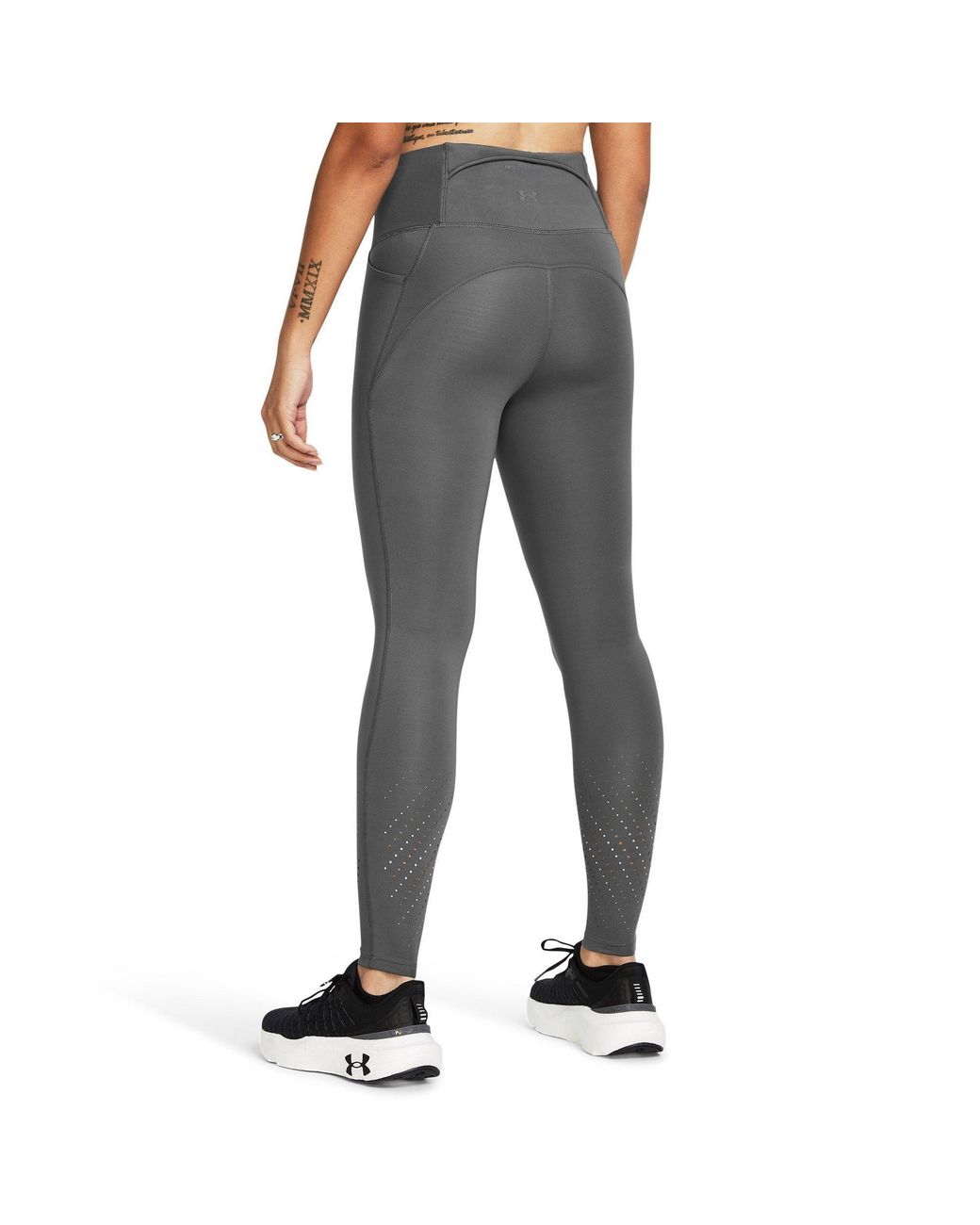 Under Armour Gray Launch Elite Performance Running Tights