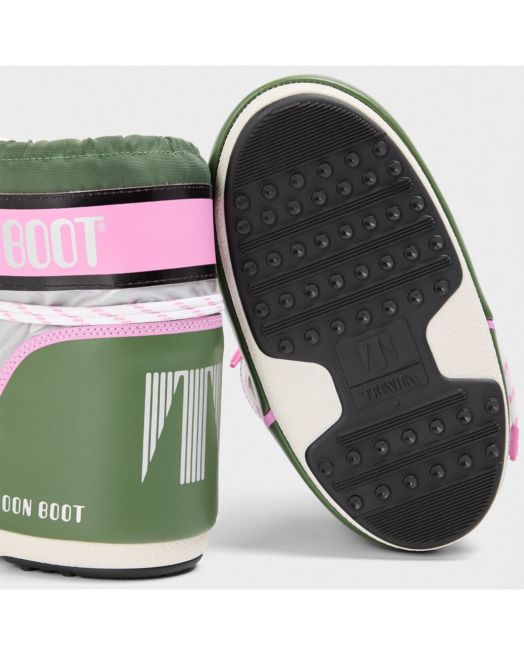 Moon Boot Green Water Resistant Snow Boots