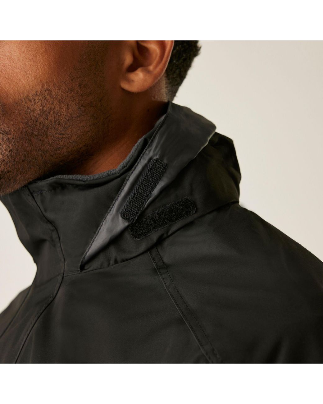 Regatta Black Dover Fleece Lined Waterproof Insulated Bomb for men