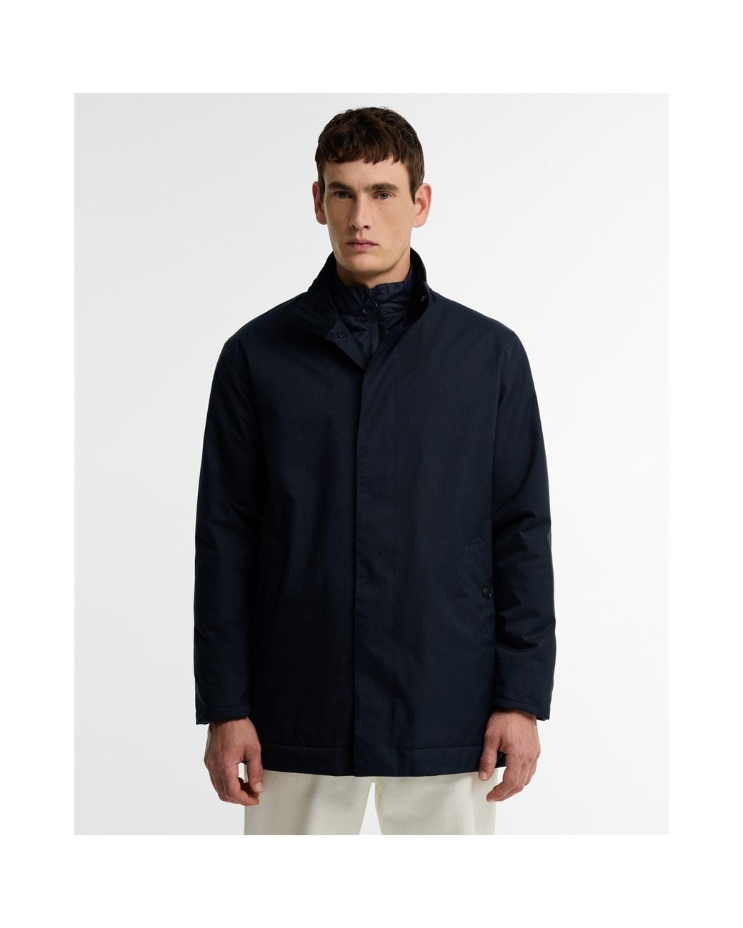 Barbour Blue Northdale Modern Heritage Mac for men