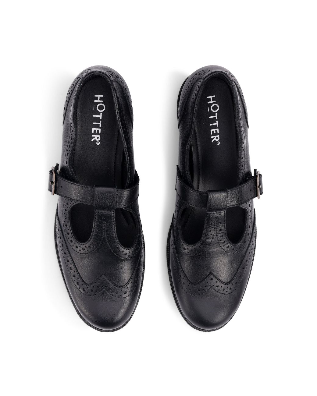 Hotter Blue Lumen Standard Fit T-Bar Shoes