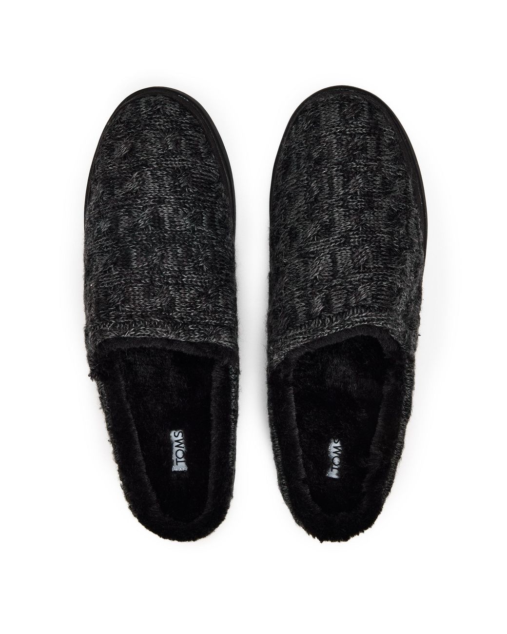 TOMS Black Slip Ladies