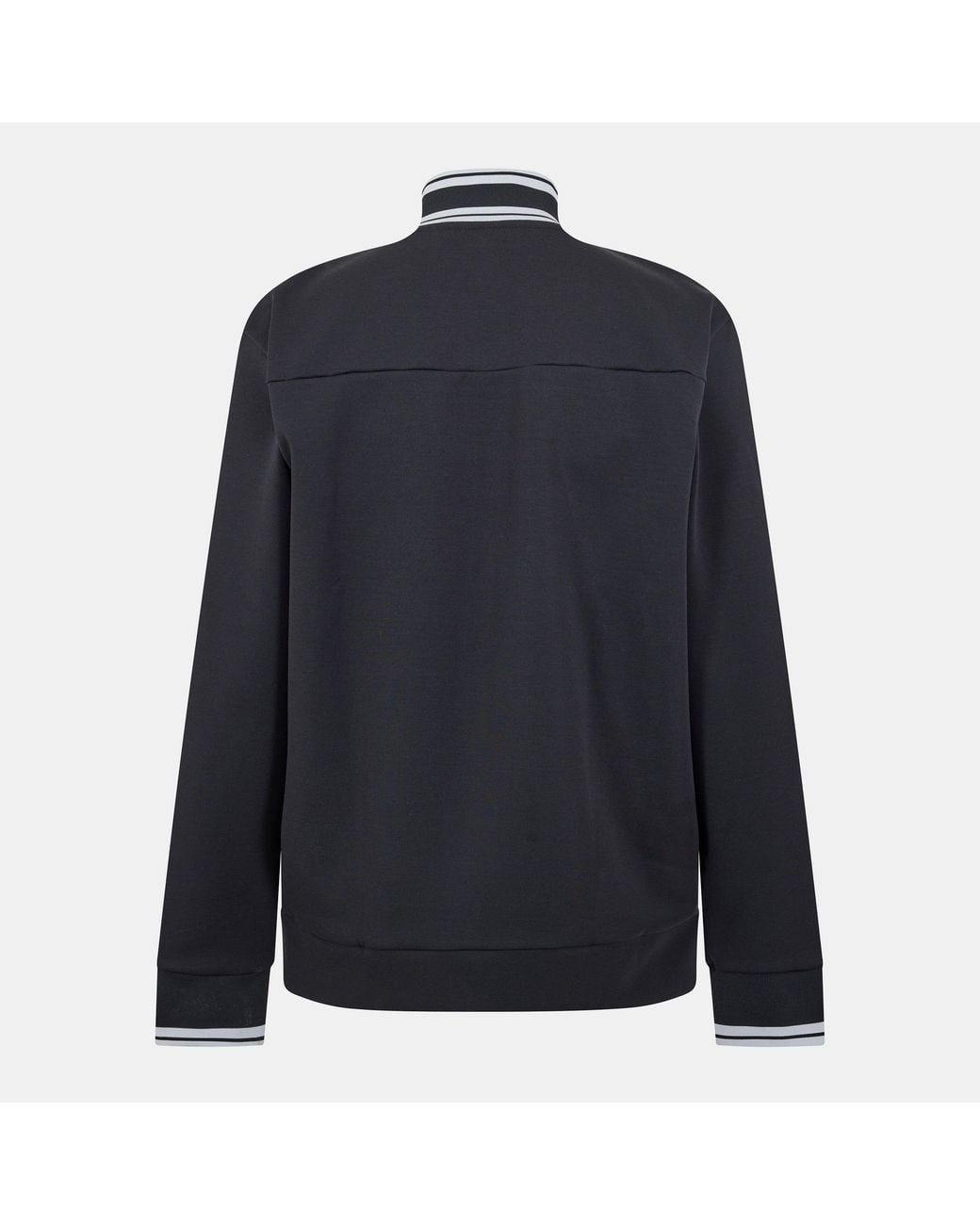 Boss Black Full Zipped Zone Short Sleeve Polo Shirt for men