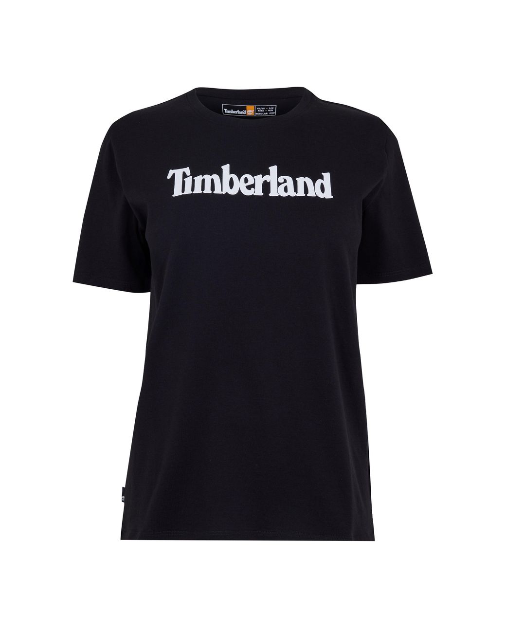 Timberland Black Ss Logo Short Sleeve T-Shirt
