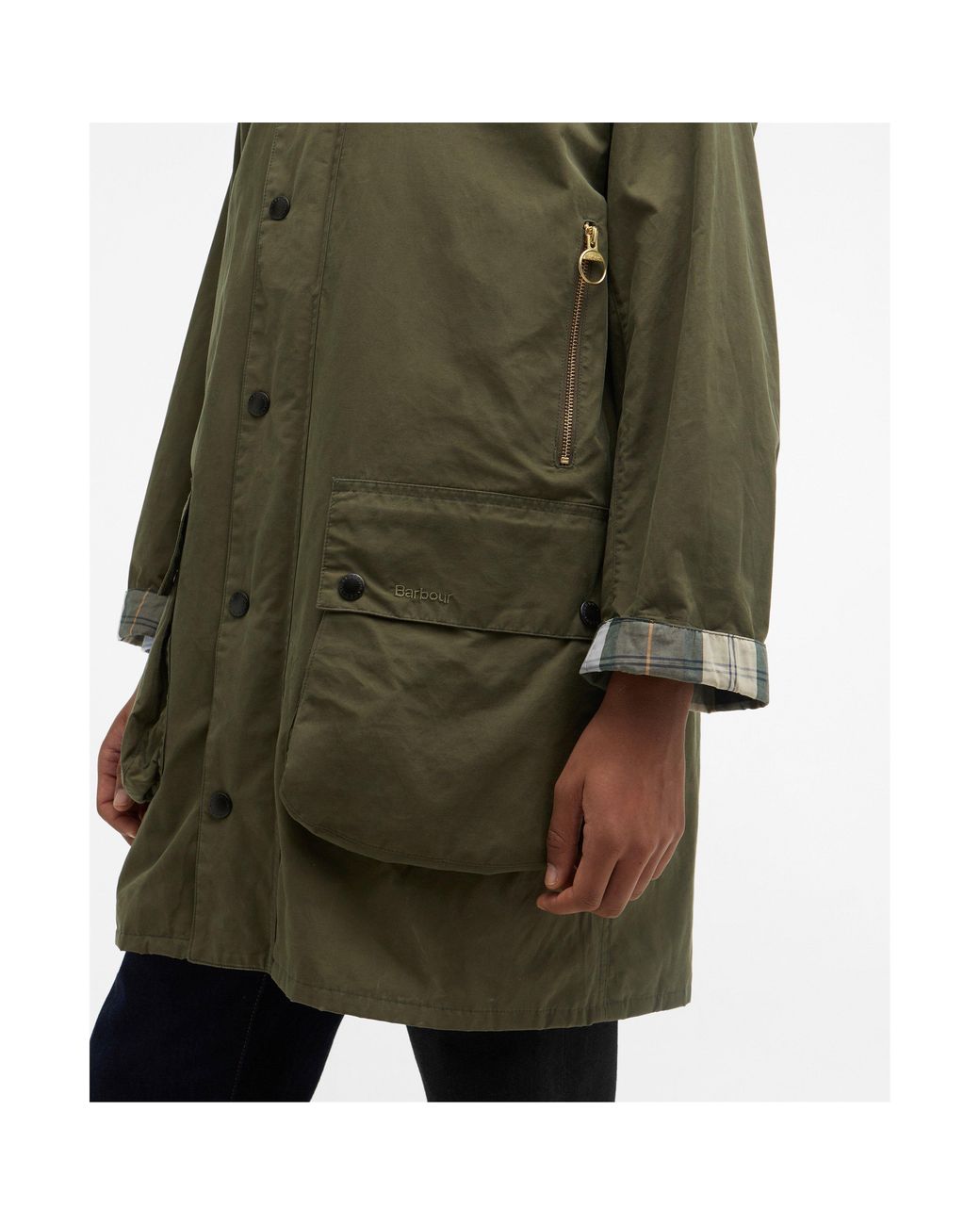 Barbour Green Icons Border Jacket for men