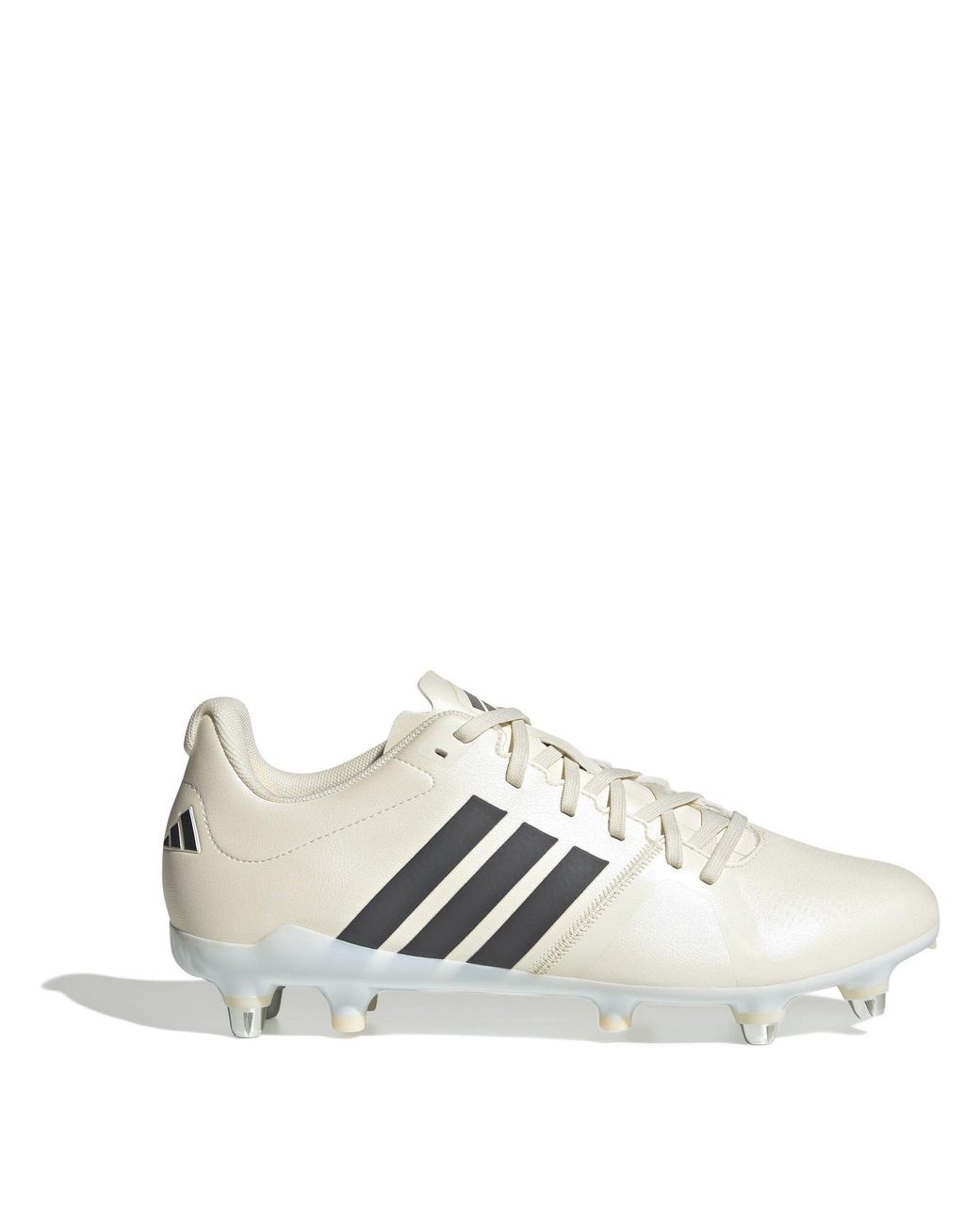 Adidas White Adizero Rs15 Rise Soft Ground Rugby Boots