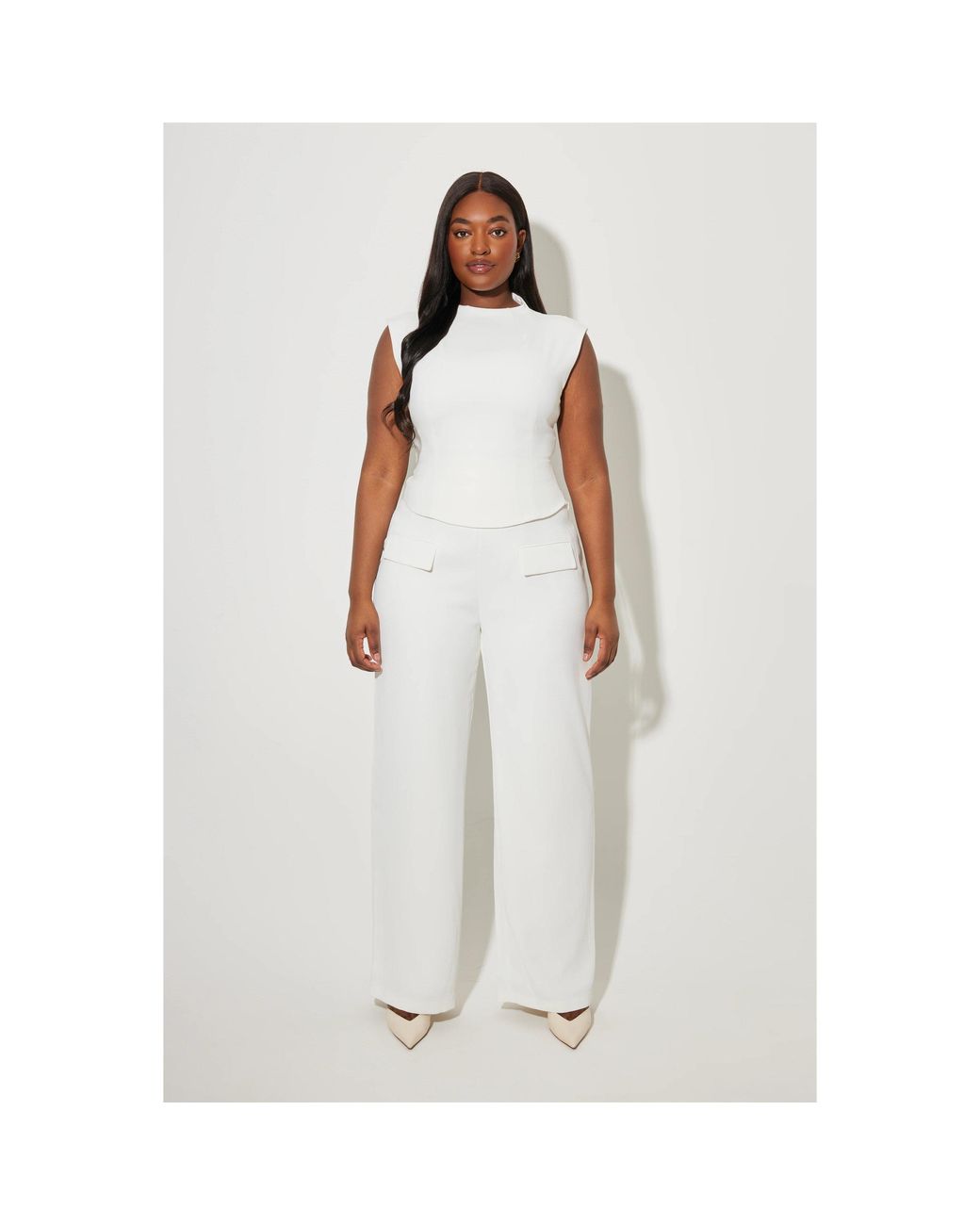 Odd Muse White The Ultimate Muse Sleeveless Top