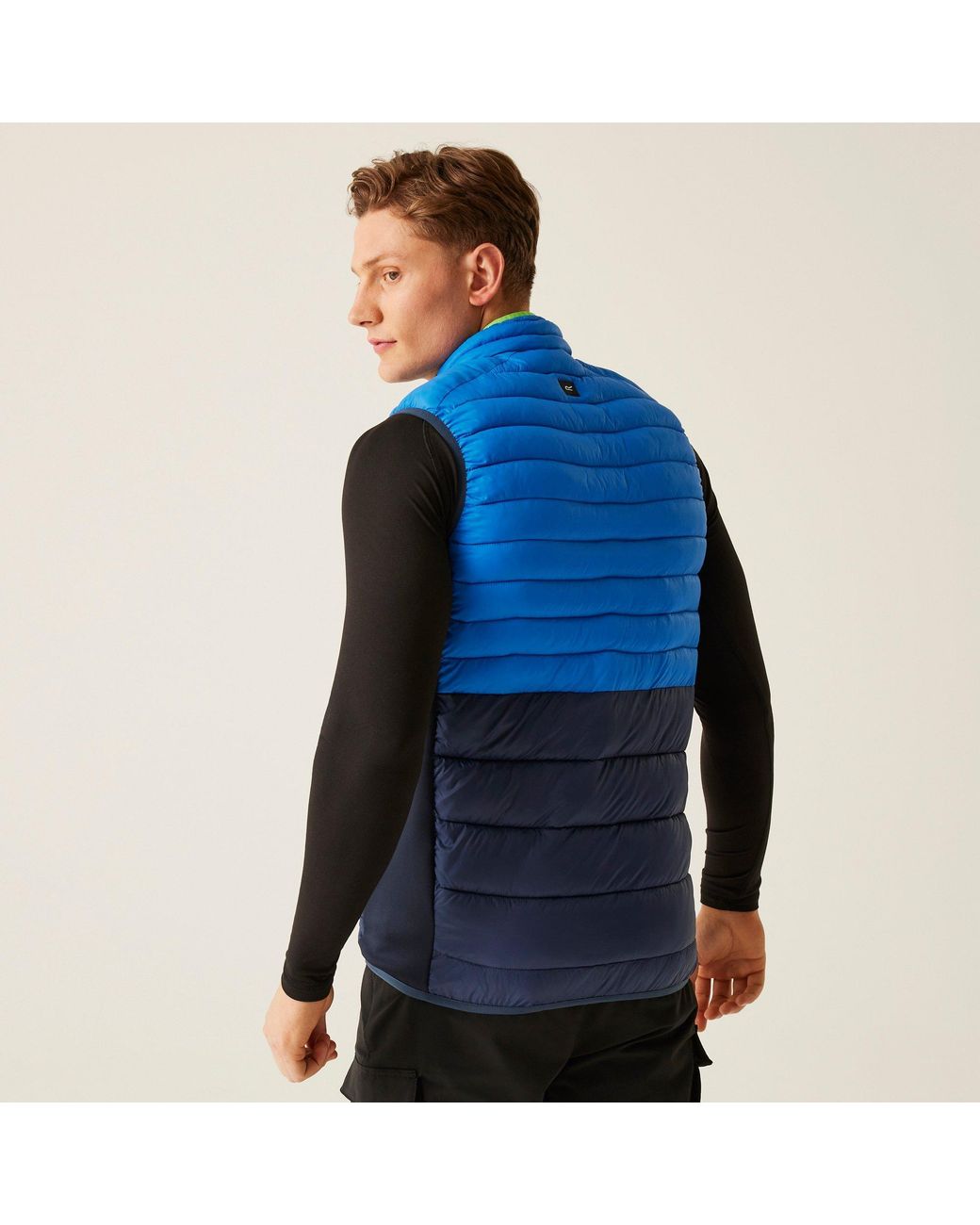 Regatta Blue Leedre Hybrid Gilet for men
