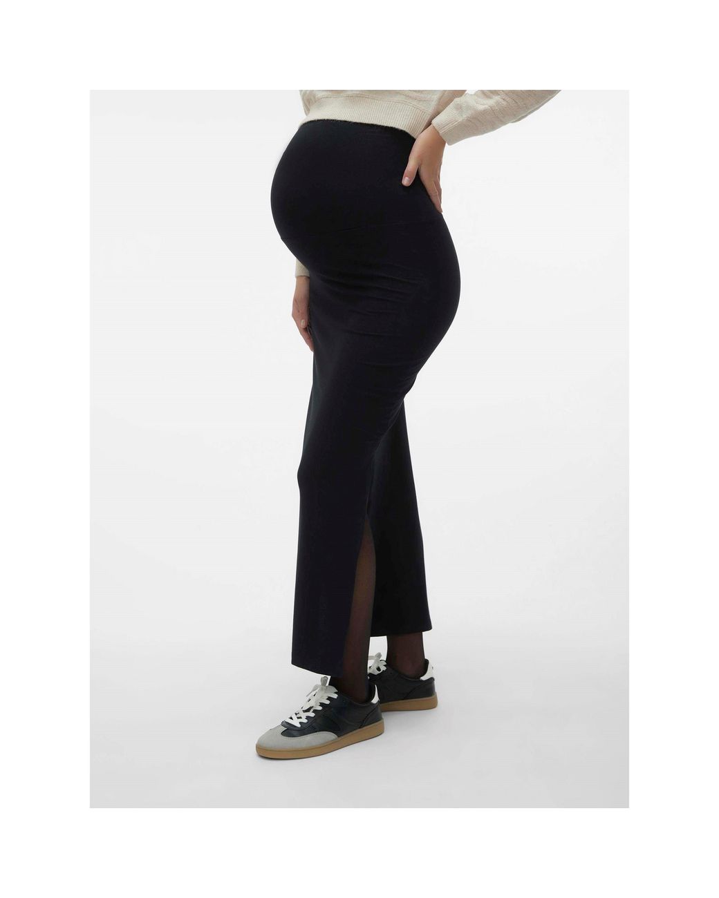 Mama.licious Black Maternity Maxi Skirt