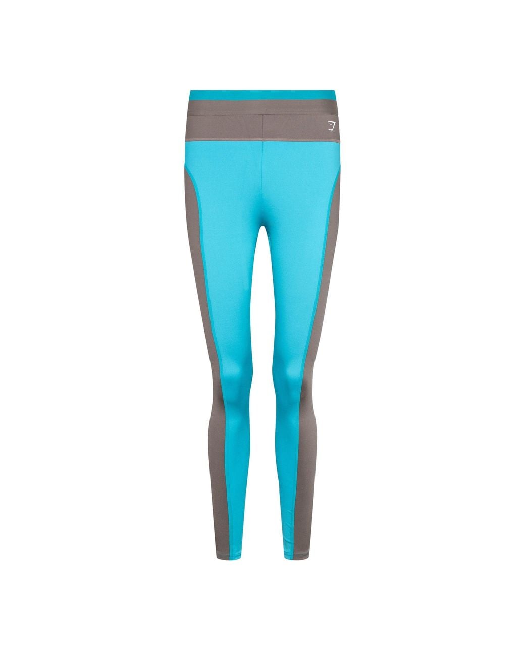 GYMSHARK Blue Retro Club High-Waisted Slim-Fit Leggings