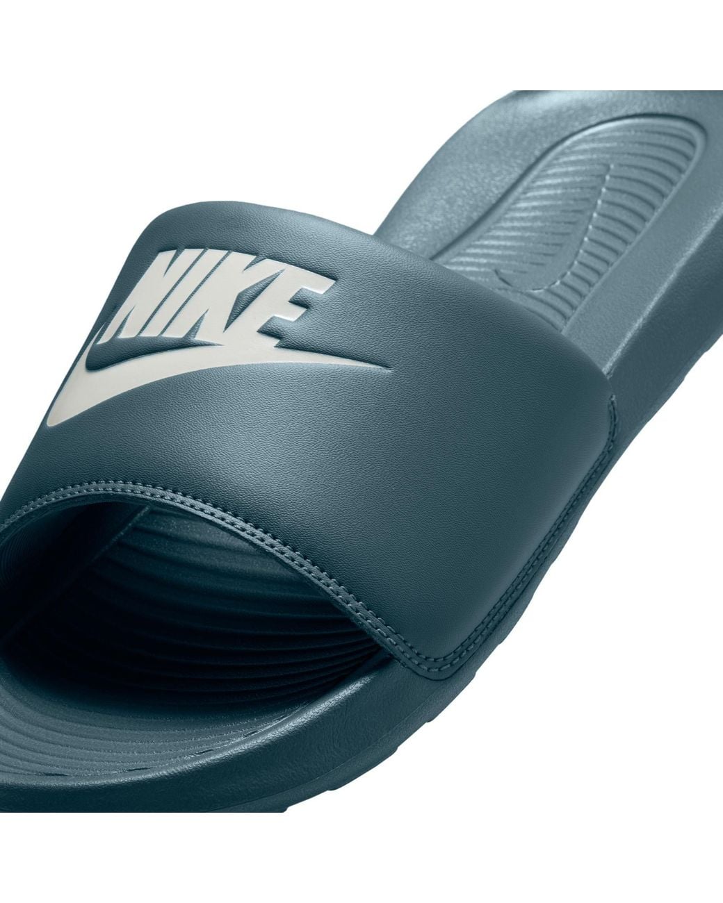 Nike Blue Victori One Slides for men