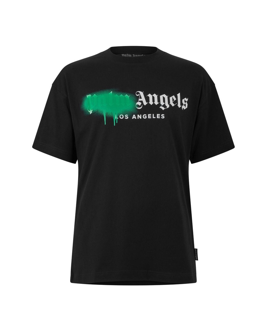 Palm Angels Black Spray T-Shirt for men