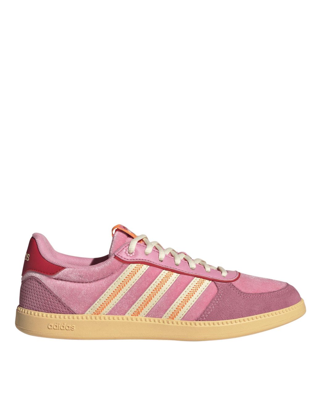 Adidas Pink Breaknet Sleek Suede Shoes