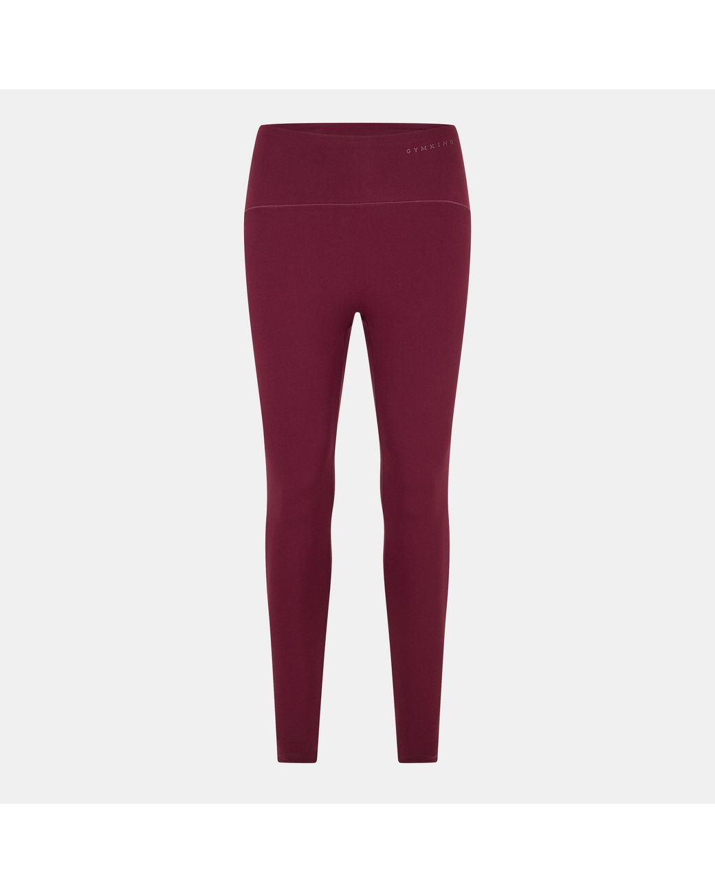 Gym King Red High Waisted Full Length Squat Proof Performance Gym Leggings