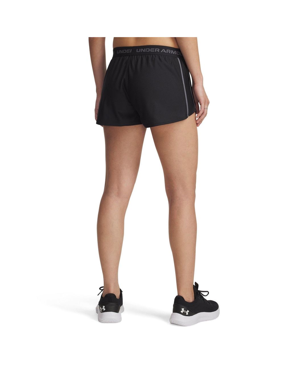 Under Armour Blue Tech Play Up 3" Shorts Castlerock