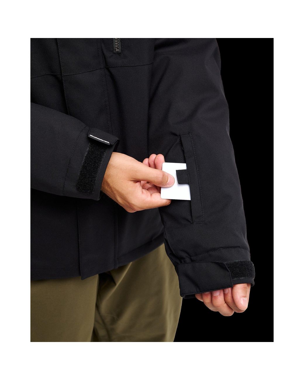 Quiksilver Black Titan Ski Jacket for men