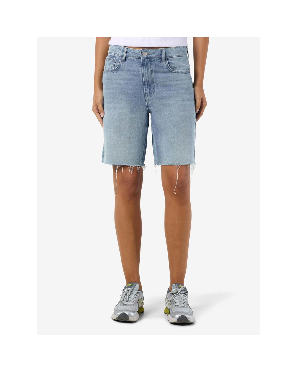 Noisy May Blue Loose Denim Shorts