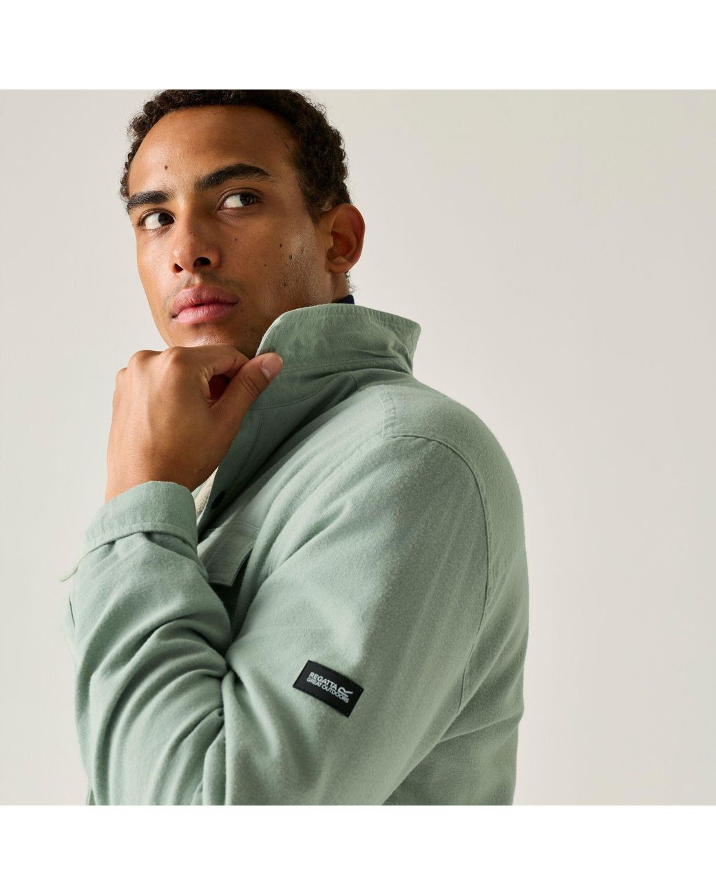 Regatta Green Spennith Shacket for men