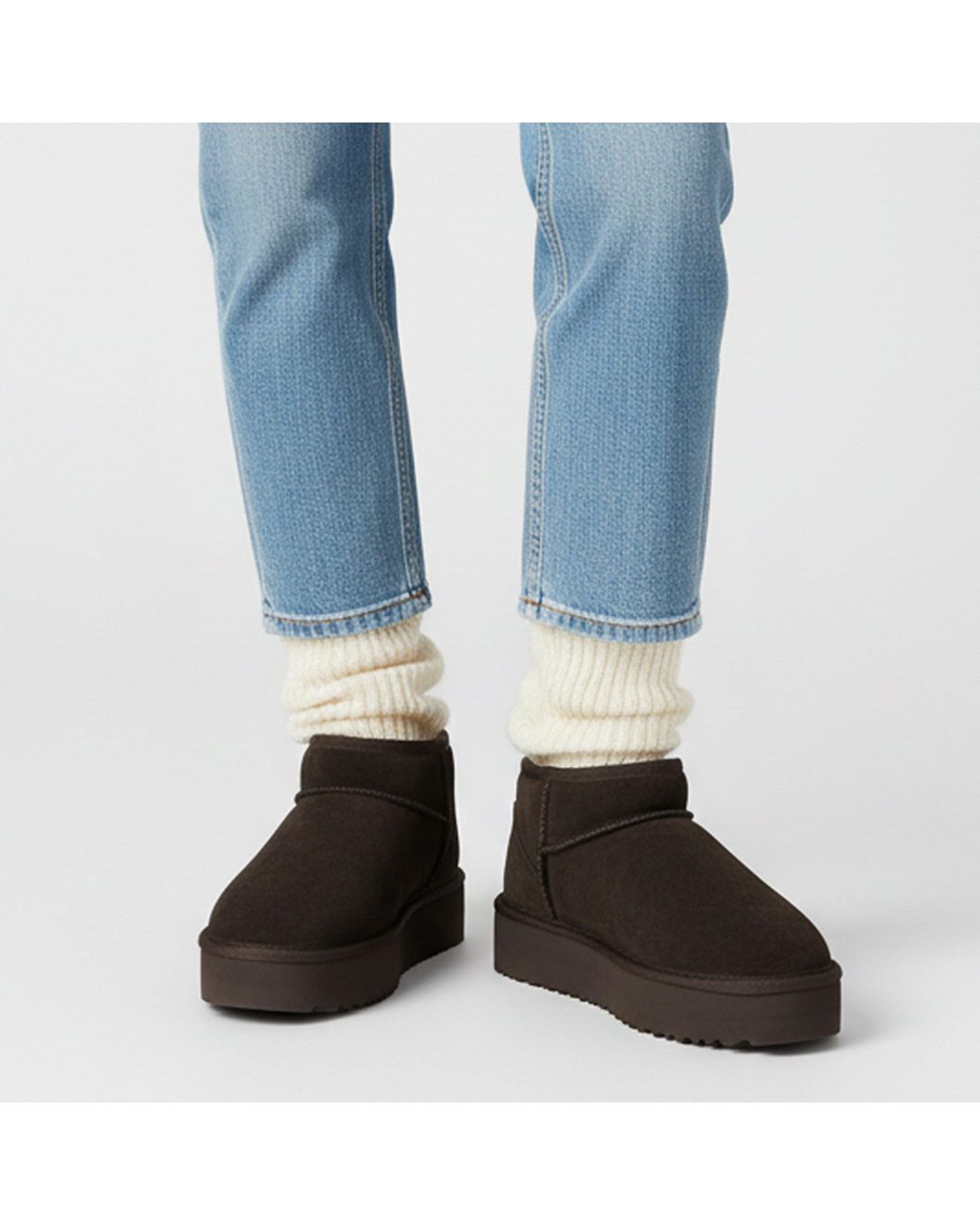 Jack Wills Black Platform Snug Boots