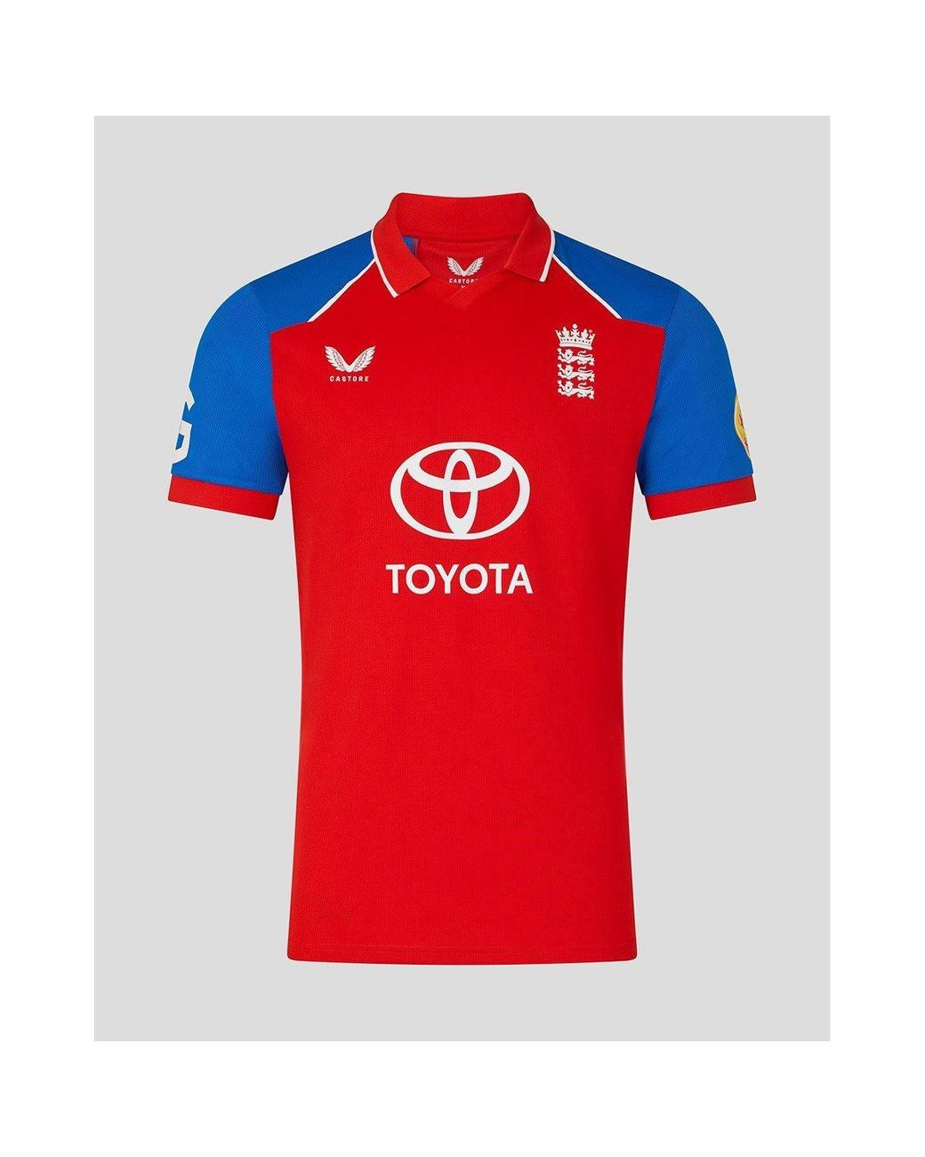 Castore Red 26/27 England Cricket T20 Shirt for men