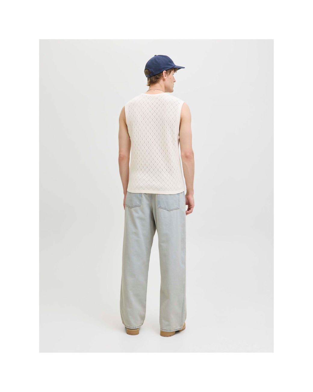 Jack & Jones Gray 354 Skinny Jeans for men