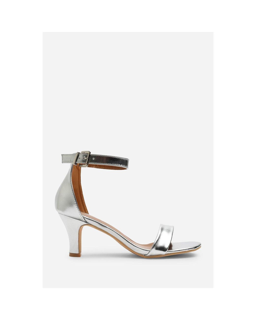 Where's That From Brown Open-Toe Heeled Sandals