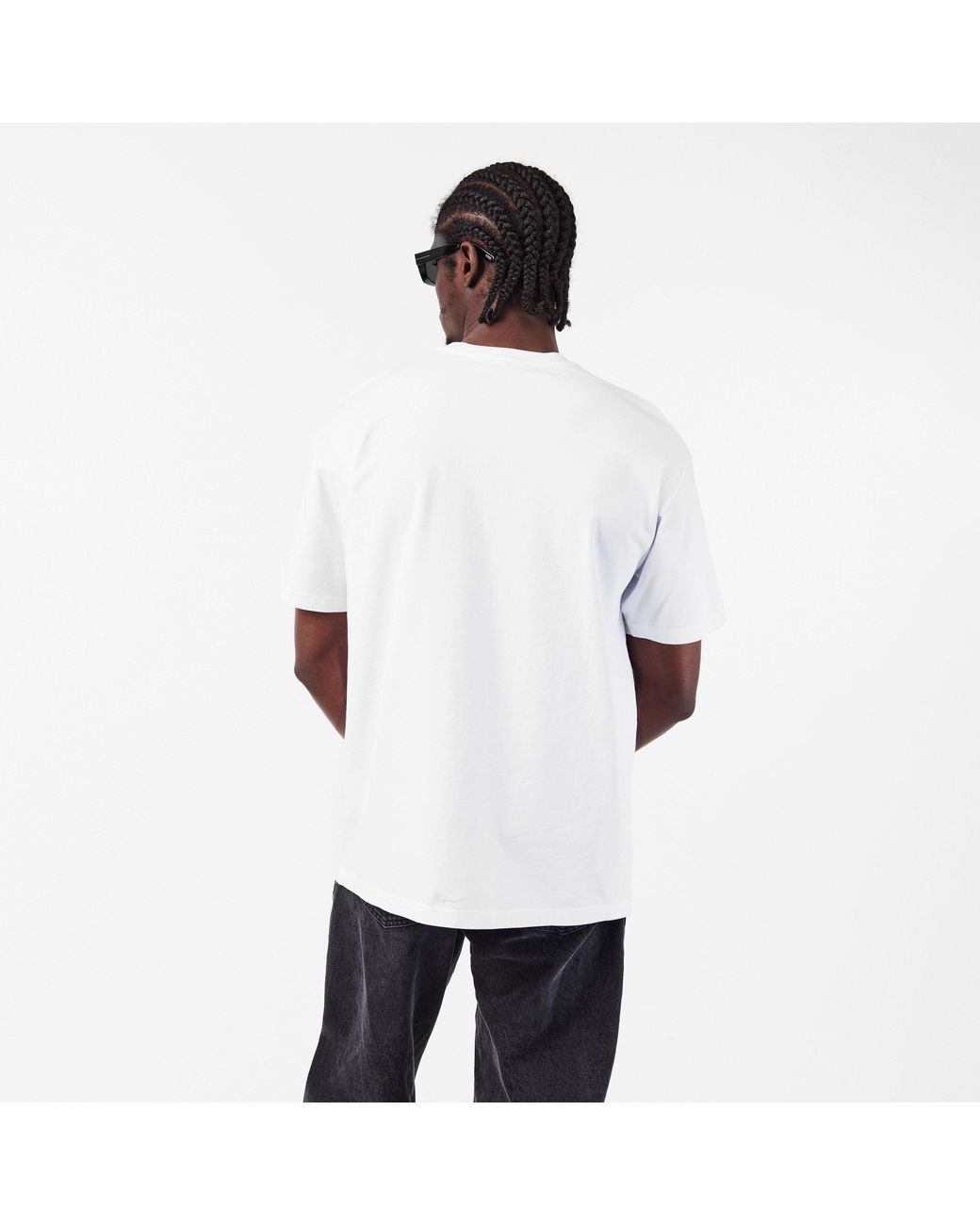 Givenchy White Logo Patch T-Shirt for men