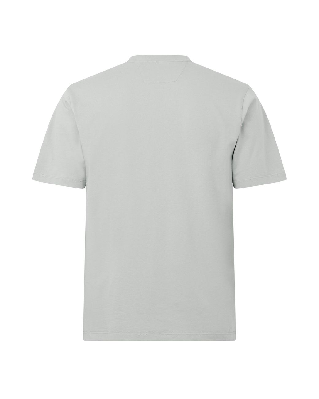 C P Company Gray Block Logo Regular Fit T-Shirt for men
