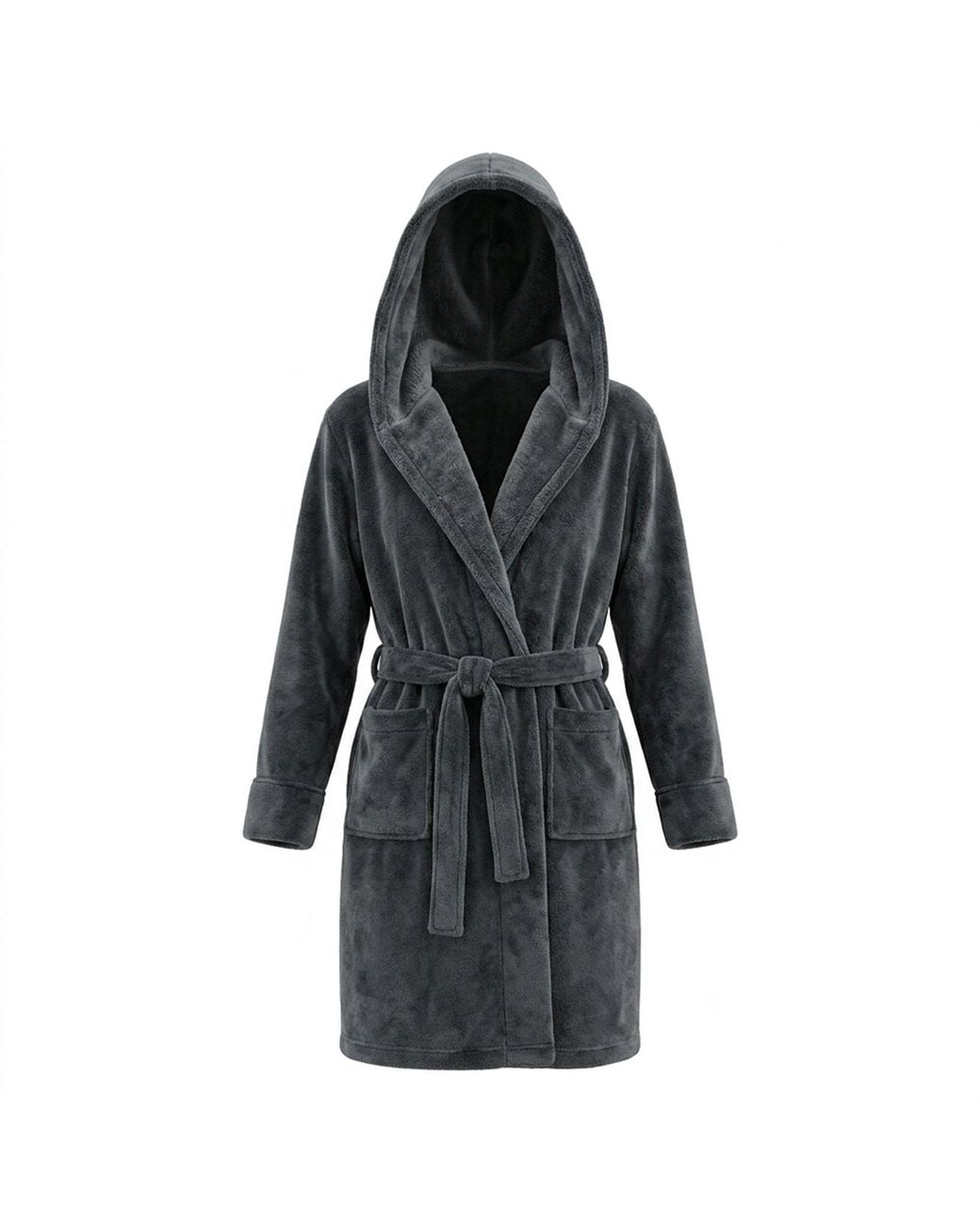 Biba Black Cosy Maxi Fluffy Dressing Gown